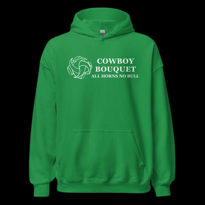 cowboy bouquet unisex irish green hoodie