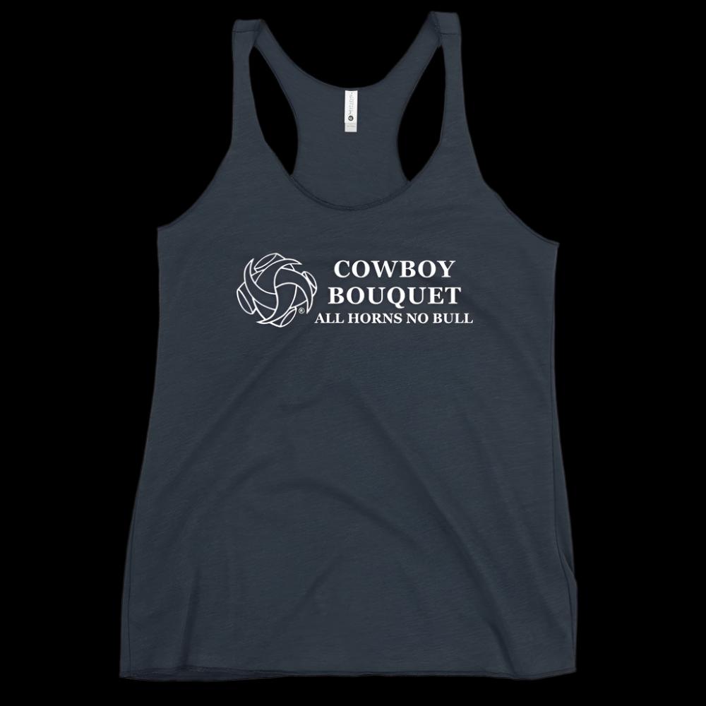 Cowboy Bouquet Next Level Racerback Tank